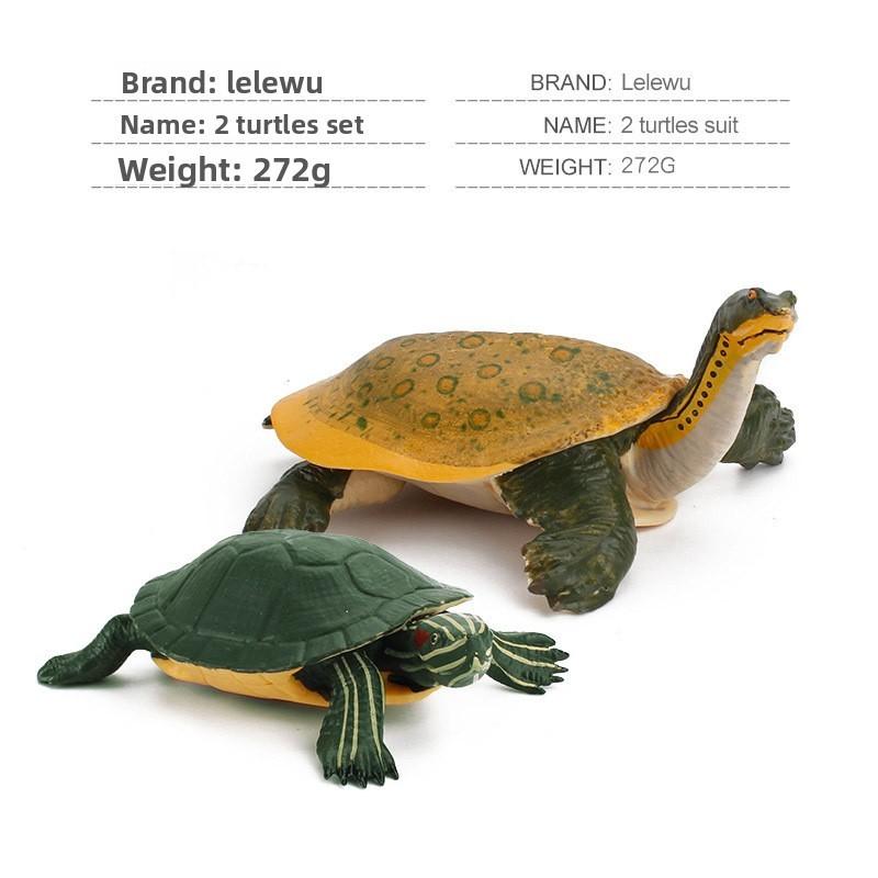Realistic Pvc Turtle Figurine With Static Design For Aquarium Decor