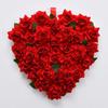 Valentine's Day Wreath 15 inch Love Heart Wreath Door Wreath for Indoor Outdoor