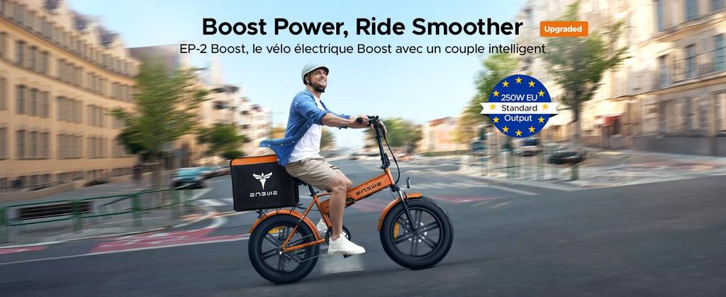 Bicicletă electrică pliabilă ENGWE, baterie 48V 13Ah, autonomie de 50-120 kilometri, anvelope late de 20 de inci, 7 viteze, EP-2 Boost.