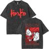 Anime Dorohedoro Kaiman Graphic Print TShirt Men Women Cotton Gothic Streetwear Hip Hop Fashion Summer Casual Oversized New Tee