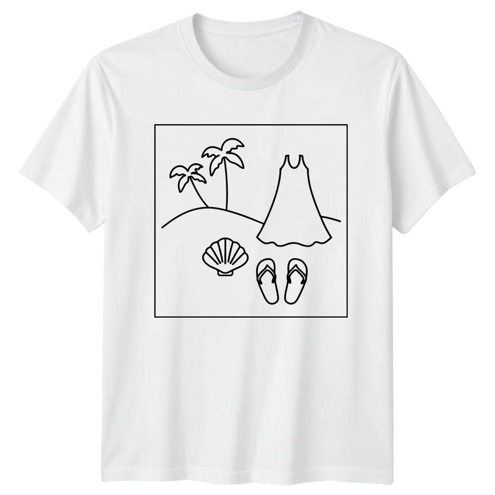 Beach Vacation Travel Ladies TShirt Unisexs Tee Graphic Unisex Top