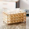 1pc Luxurious Tissue Box Desktop Tissue Holder Tissue  Box For Bathroom Living Room Bedroom Vanity Countertop  Decor Bathro