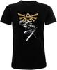 Zelda T-Shirt Link With Sword Official The Legend Of Zelda Black