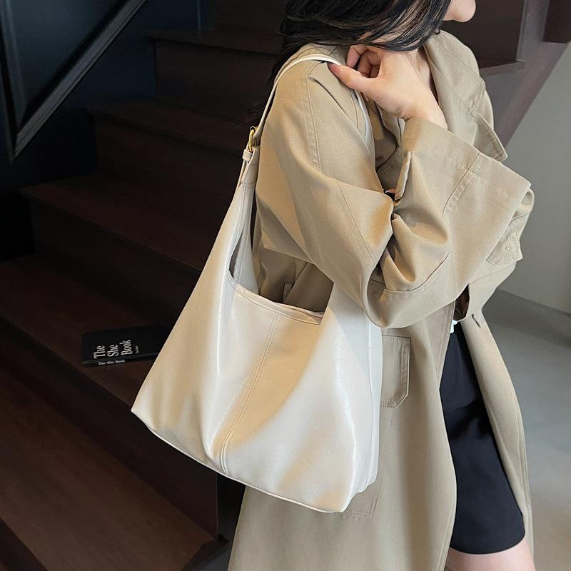 Summer new texture simple fashion large capacity bag casual women shoulder tote bag
