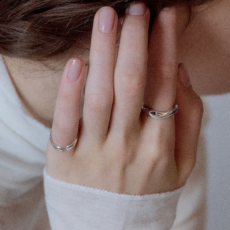 NORMALLEE [Silver 925] Dot Baby Ring
