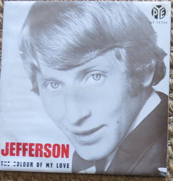 7-дюймовая пластинка JEFFERSON 3 The Colour Of My Love 7N17706 Pye Records 1969 Португалия Рок Б/у