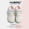 Global guava powder Dexun shoes women's KMXFX8093 summer new Velcro design Korean version casual board shoes women
