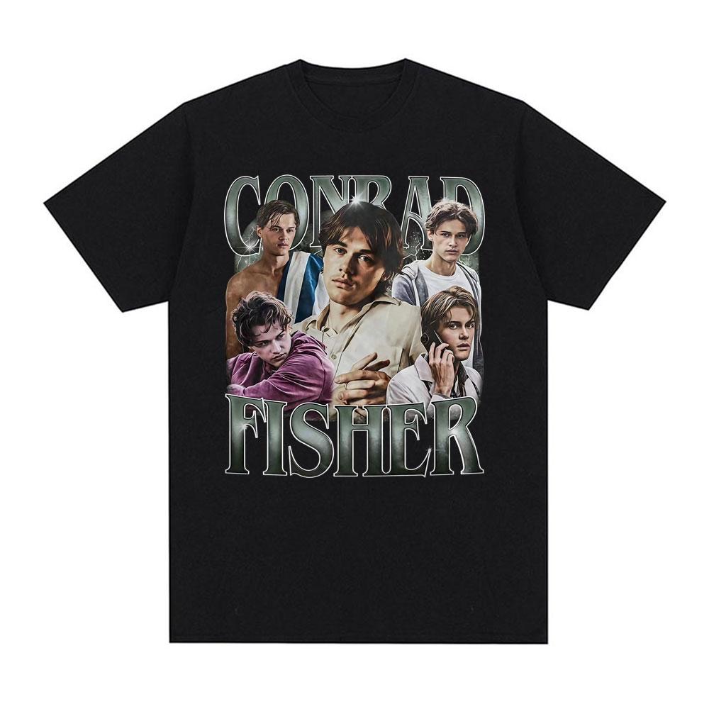 Fashion Team Conrad Cousins Beach Vintage Graphic T-Shirt Clothing Fashion Graphic T-shirt Men's and Women's Casual Loose Tops