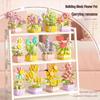 Lego-Compatible Micro Bricks Succulent Plant & Rose Bouquet Bonsai Girls' Assembly Toy Gift