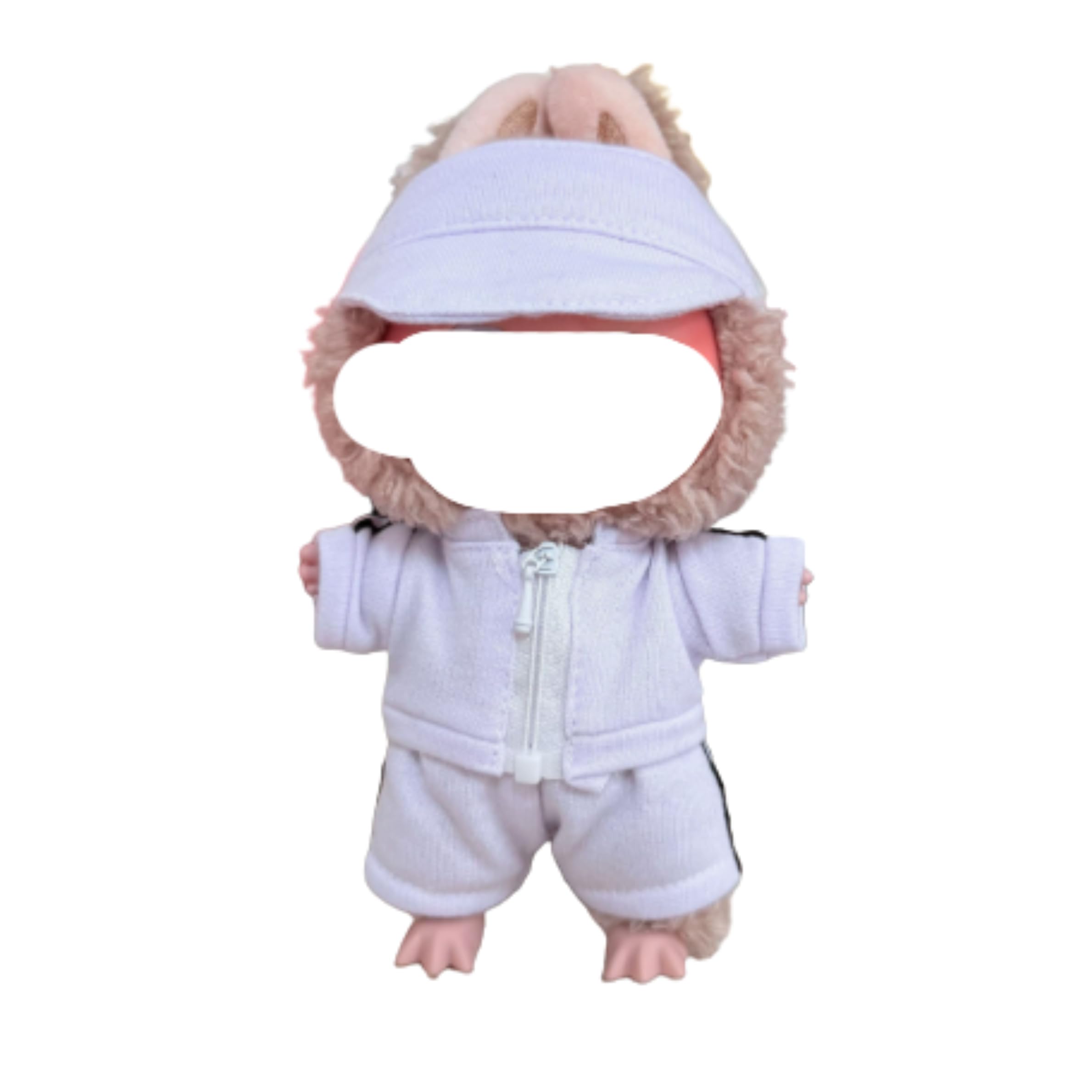 

AXLUCE Lovebu Clothing Jersey Sun Visor Plush Toy, 17cm (White)