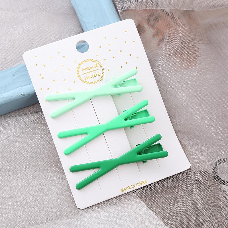 Dopamine Korean Minimalist Milk Coffee Hairpin for Women - Seamless Edge Side Bangs Clip for Frizzy Hair
