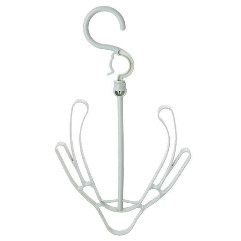 1Pc Mini T Windproof Double Hook Multifunction Plastic Material for Balcony Hanger Shoe Rack Hanging