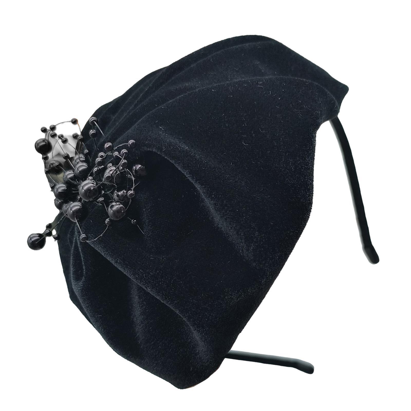 

Популярная повязка на голову с высоким черепом и галстуком-бабочкой, французский леопардовый узор, обруч для волос, женская повязка для чаепития, формальные украшения для волос F