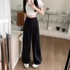 Spring and Autumn New Women's Suit Pants Design High Waist Straight Narrow Version Draped Floor Pants Casual Suit Pants