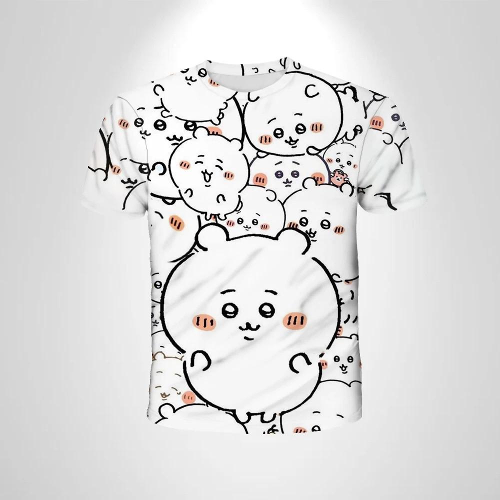 Giekawa Cute Girl 3D T-shirt Anime Children's Boy Top Casual Short Sleeve Summer Breathable