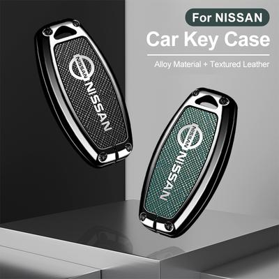 For X-trail T33 Kicks Qashqai J12 Juke Teana Altima Ariya Alloy Car Key Cover Case Protector Shell Keychian Accessories