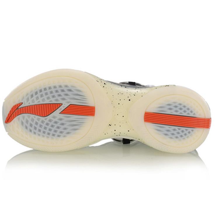 Li Ning Speed 6 Oreo Slip Resistant Abrasion Resistant Mid top Basketball Shoes Men's Black White ABAP071-3