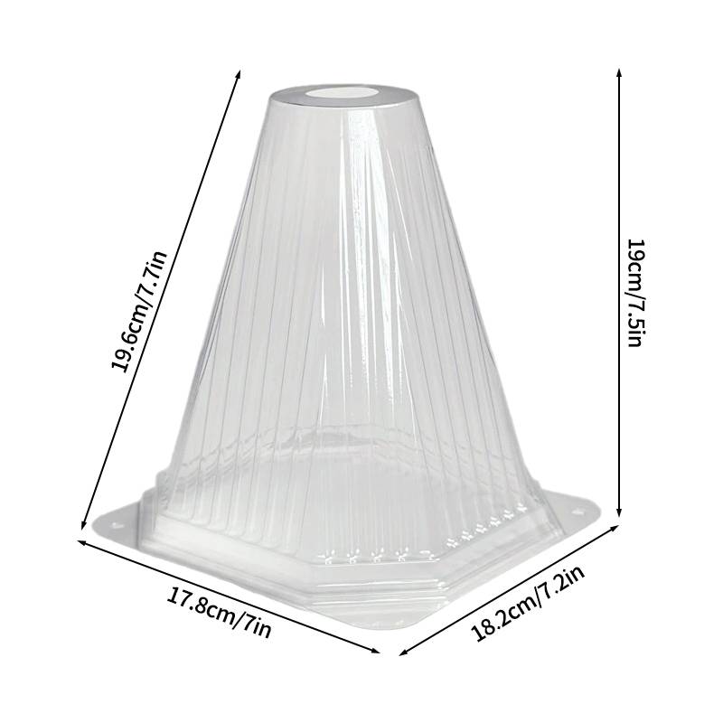 30/20/10Pcs Seedling Protective Cover Garden Cloches For Plants Reusable Plant Bell Cover Protect Plants From Birds Snails Frost