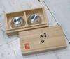Osaka Tinware Tin Round Choco Shiraiwame 20ml 2 Pieces Gift Wrapping Specification (Suzuki) Capacity