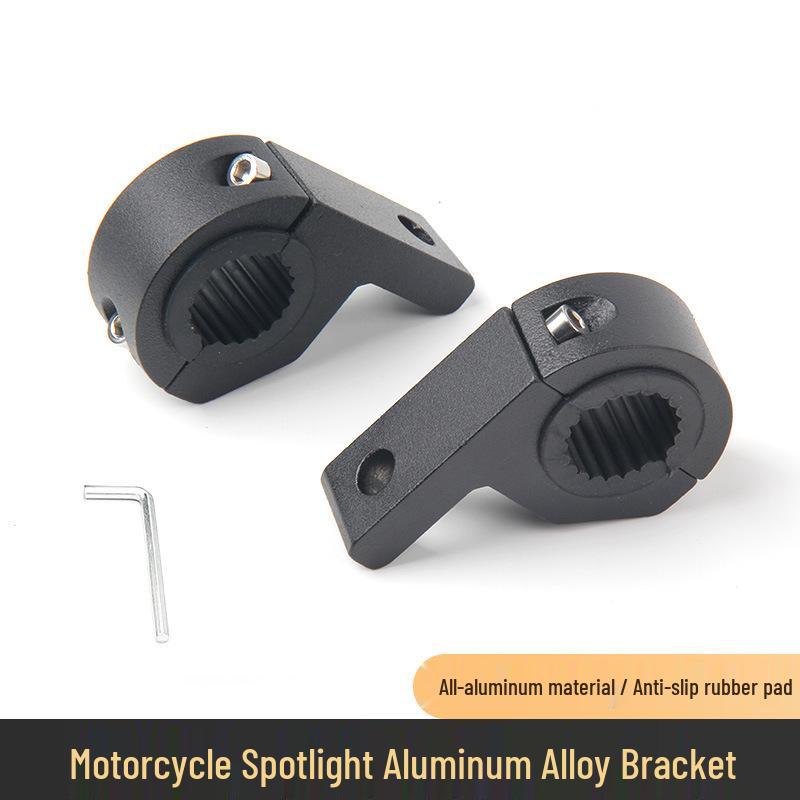 Aluminum Alloy Motorcycle Spotlight Bracket Clamp for Guardrails and Bumpers