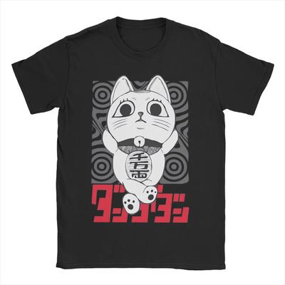 Herren Damen T-Shirts Aira Okarun Jiji Dandadan Manga Humorvolles Baumwoll-T-Shirt Kurzarm T-Shirt Rundhals Kleidung Geschenk Oberteile