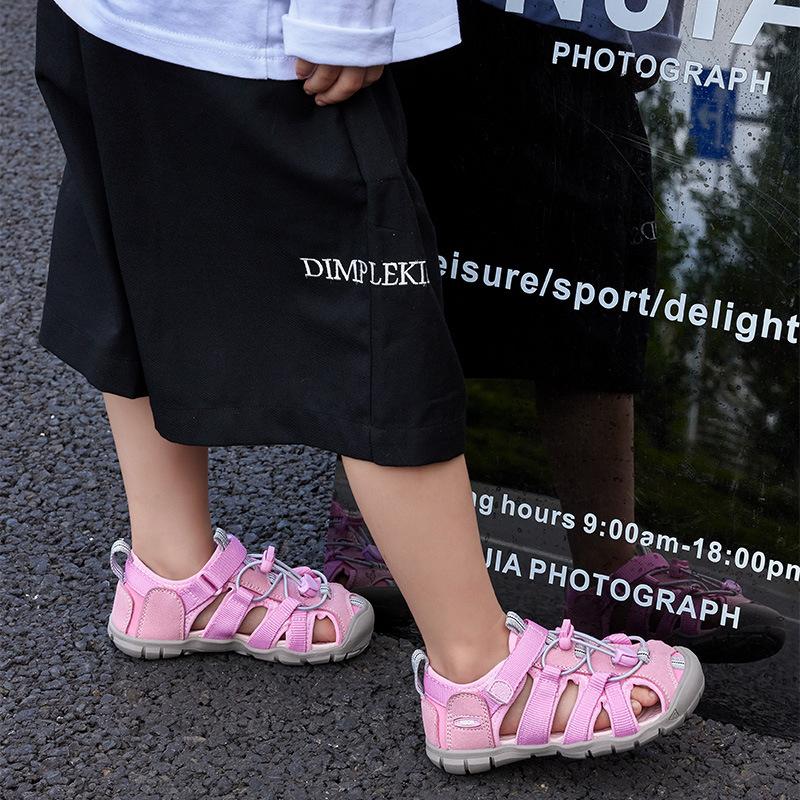 Children's sandals 2025 summer new boys baotou creek shoes soft-soled beach shoes baby shoes girls wading shoes