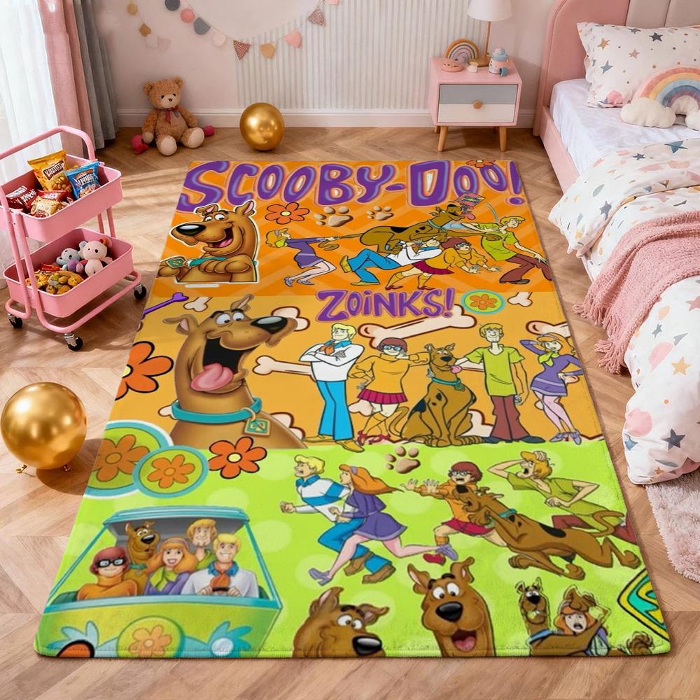 Mystery Inc Campfire Night Tales Printed Rug Soft Texture Nonslip Carpet For Kids Bedroom Play Area Home Decor Great Holiday Gift