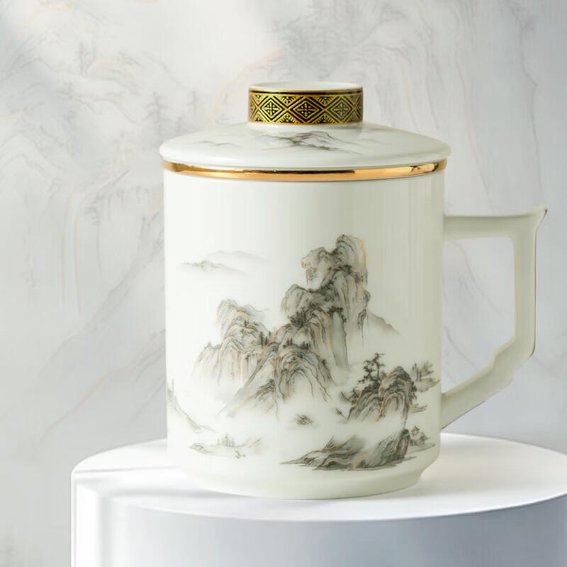 Xiangyu Chinese Style Majestic Landscape Office Tea Mug