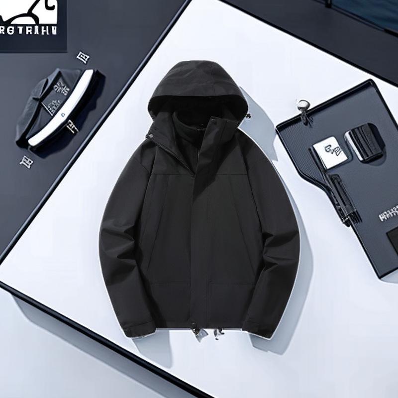 Men's and Women's Windproof, Waterproof, and Oil-Resistant Thickened Mountaineering Jacket for Autumn and Winter