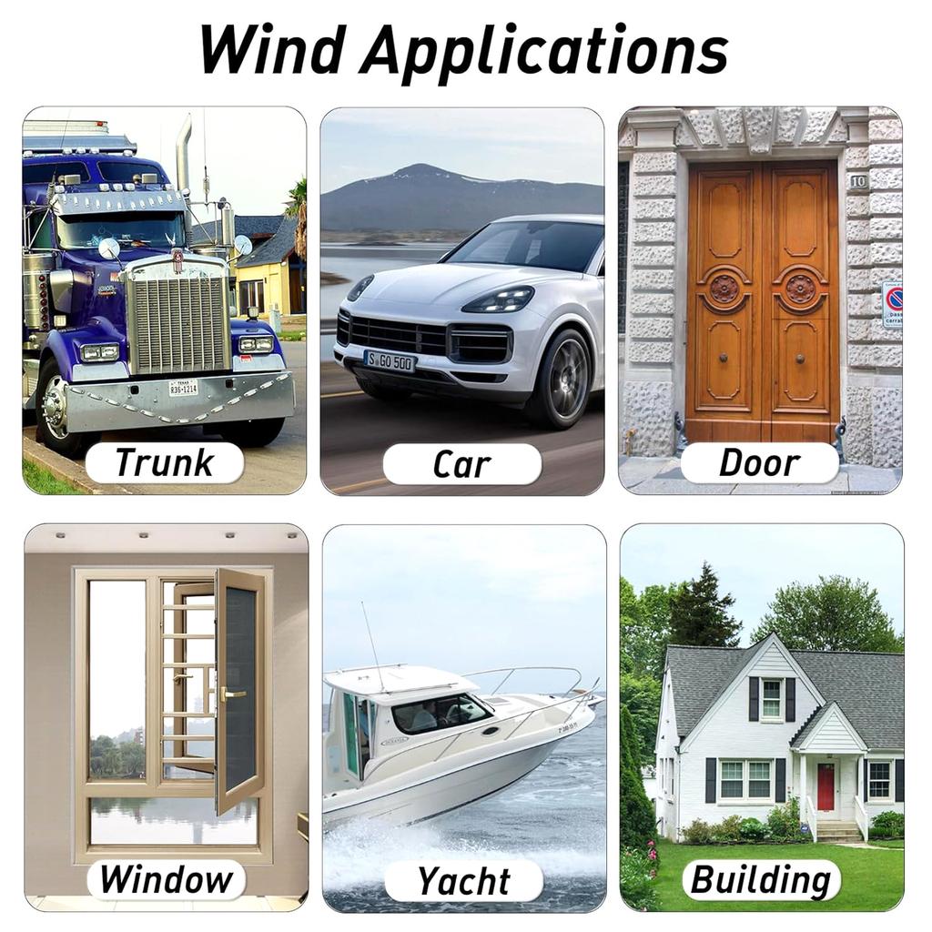 5m/10m/16m/20m Car Door Seal Auto Double Layer Trunk Sealer 5 Hole Shape Noise Insulation Car Door Seal Strips