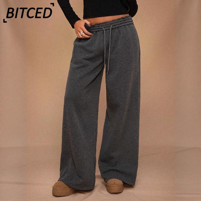 BITCED Pantaloni e capris con stampa tinta unita casual alla moda da donna
