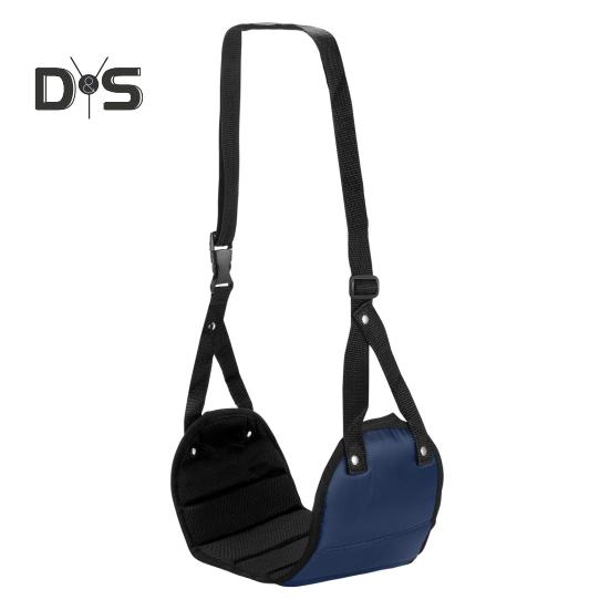 Fußhängematte für Flugzeuge, Länge verstellbar, breite Plattformbasis, Fußstütze, tragbare Hängematte zum Entspannen unter dem Schreibtisch für die Füße im Büro, Reiseutensilien