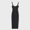 2024 Women's Spring Festival Sleeveless Fitted Mid-Length Dress - BB4-375 (White/Black)