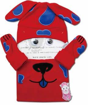 

METEX Cozy Critters 3-Piece Children s Winter Warmth Set, Puppy Red