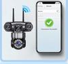 HiEasy 4K Outdoor Wireless WiFi Surveillance Camera: Four-Lens, Home Monitoring