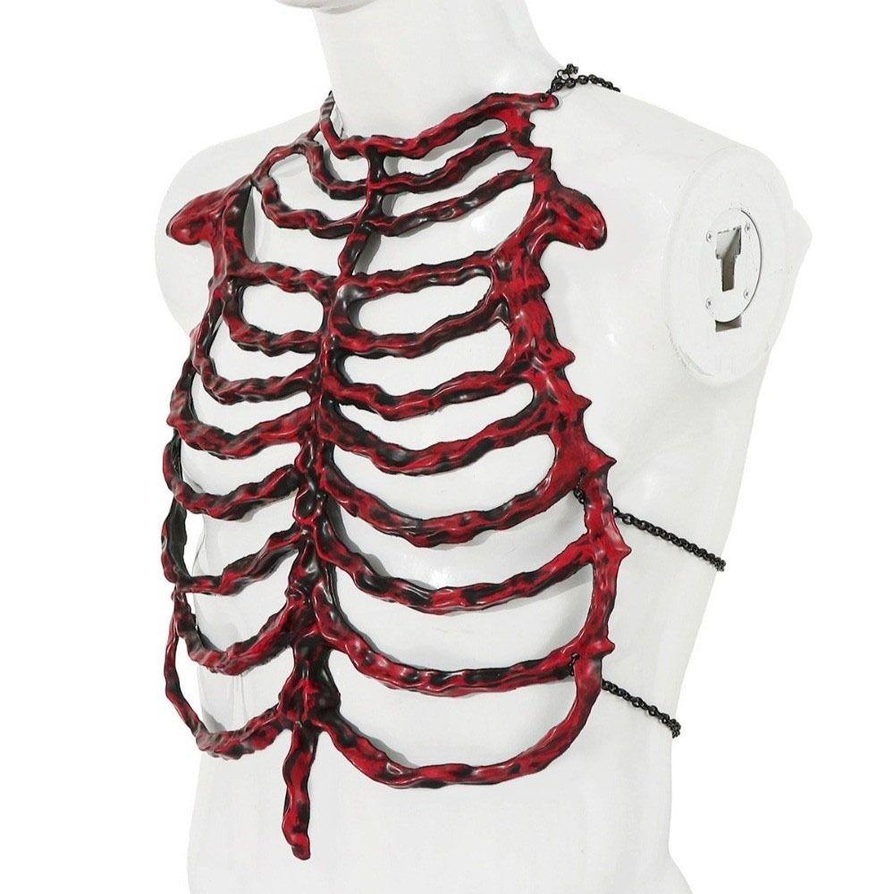 Frame Structure Hollow Skeleton Hollow Bone Costume Prop Funny Skeleton Frame  Cosplay Performance