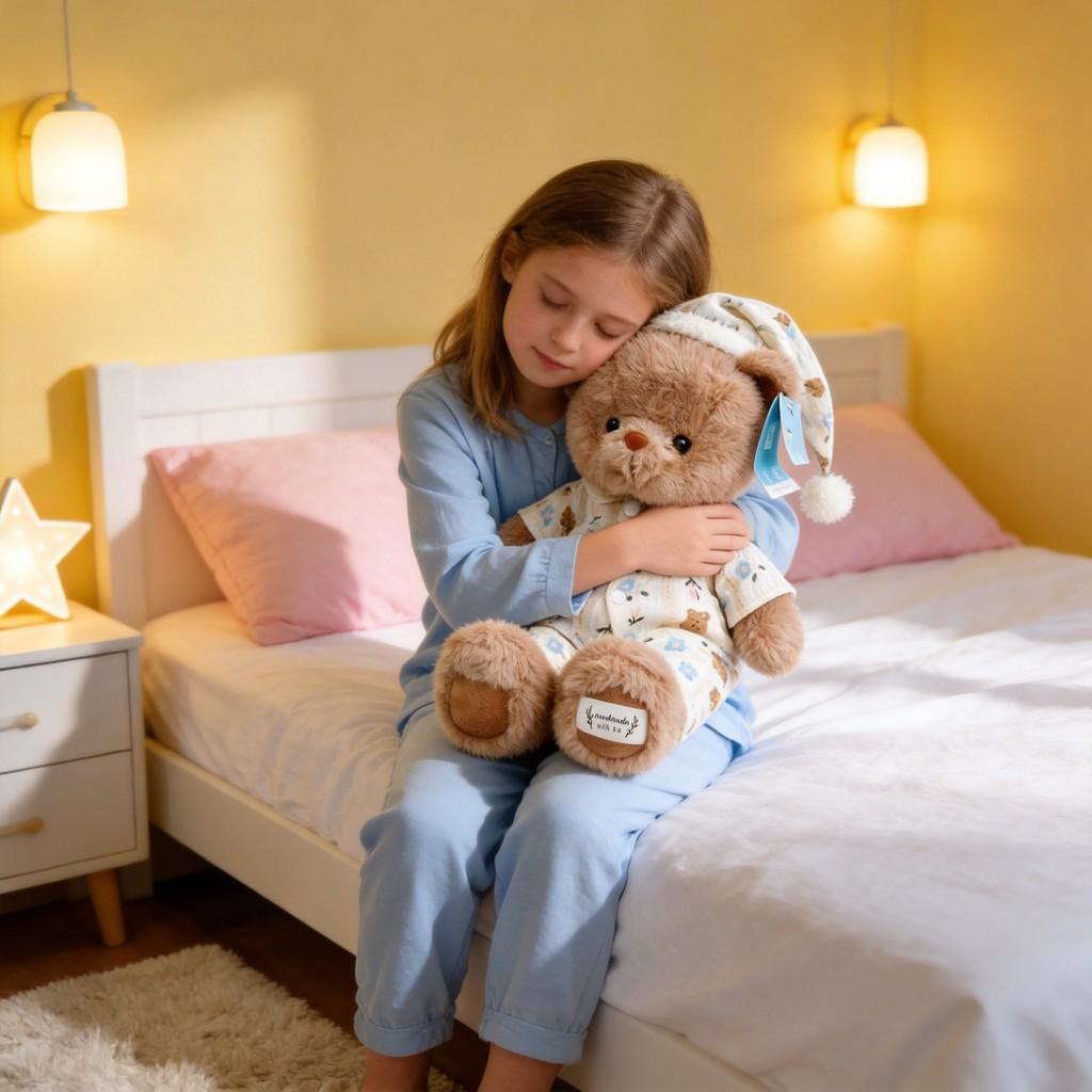 Kids Plush Bear Toy With Pp Cotton Filling For Bedtime Comfort And Gift Giving