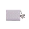 Fashion PU Leather Short Wallet Large Capacity Multi Card Slots Money Bag Cute With Bow Pendant Card Holder for Women Girls