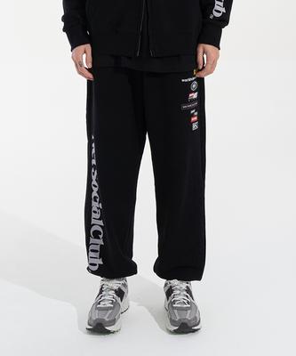 NET SOCIAL CLUB Telecom Logos Pants (Black)
