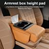 Portable Center Console Armrest Cushion Leather With Cup Holder Tissue Box Car Armrest Pillow Multifunctional Parts & Accessorie