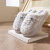 Silent Cotton Slippers Women's Autumn and Winter New Indoor Home Non-slip Warm Plush Slippers Men's Winter