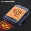 12V 200W Portable Fast Heating Auto Car Heater Defroster Demister Electric Heater Windshield ABS Heating Fan for Car Truck