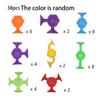 Diy Early Childhood Education Assembly Suction Cup Soft Silicone Building Block Toy For Children