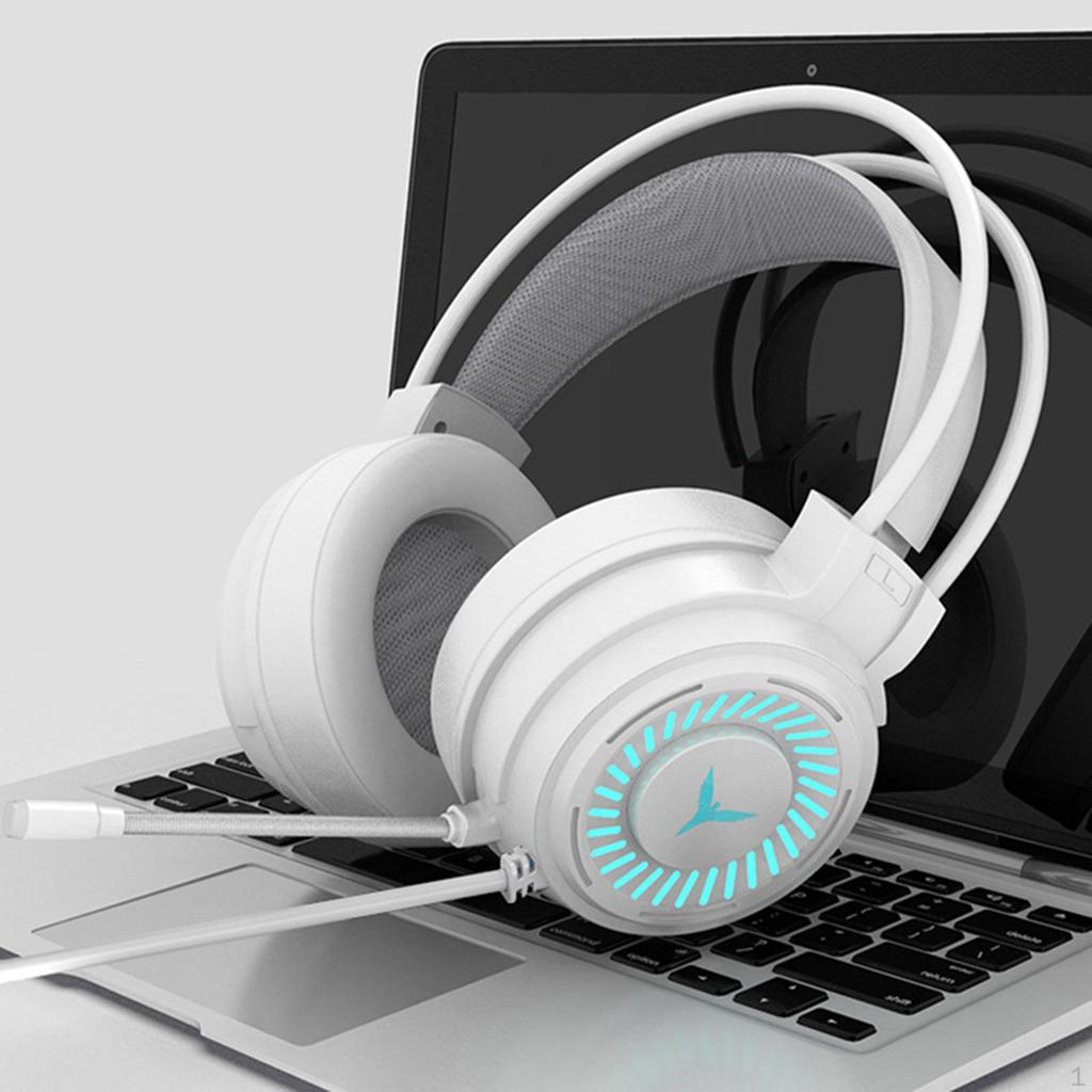3.5mm Gaming Headset W/ Light Headphone Stereo Surround for PC/Laptop