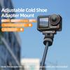 Quick Detach Magnetic Mount for Action 6/5Pro/4/3 Cameras Cold Shoe 1/4 Tripod Screw Hole Full 180Degree Tilt Adjustment