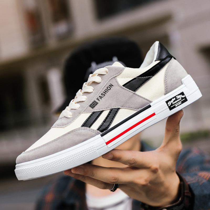 Summer Men's Shoes Breathable Canvas Shoes Men's Students Casual Board Shoes
