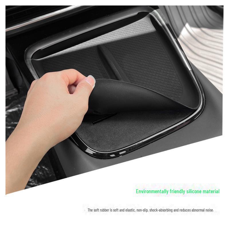 Dark Blue SL03 Silicone Anti-Skid Pad for 23-24 Models - Central Control Wireless Charging Car Accessory