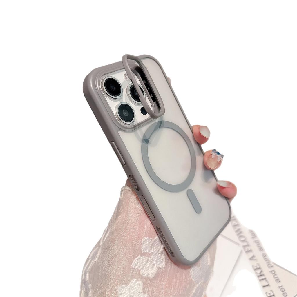 Für Apple 16promax Handyhülle KI-Touch-Taste für IPhone 15 Unsichtbare Halterung Magnetische Saugkraft Atmungsaktive Wärmeableitung