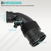 Per BMW Serie 1 3 F20 F21 F30 F31 114I-320I 2010-2016 Condotto di aspirazione dell'aria Tubo filtro Tubo pulitore Parte di ricambio #13717597586
