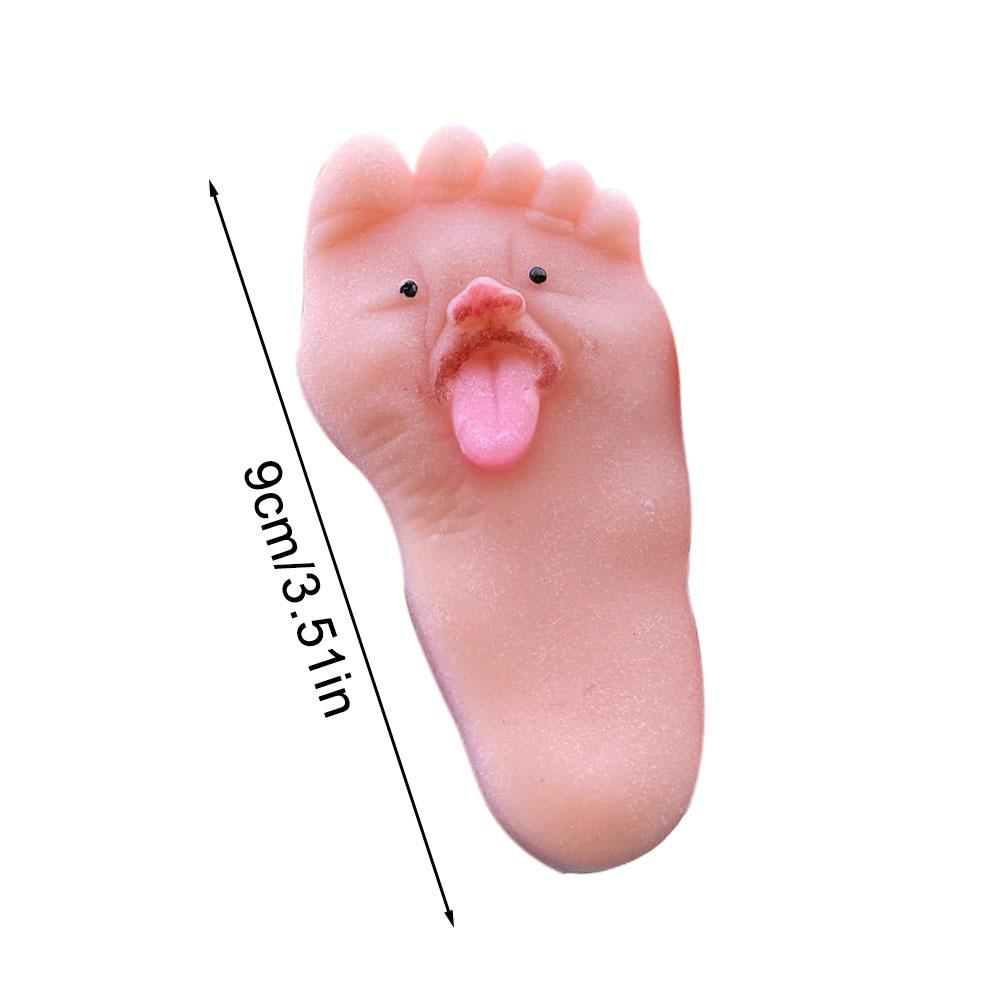 Spitting Tongue Big Feet Pinching Toy Relieving Stress Decompression Toy Venting L1T5